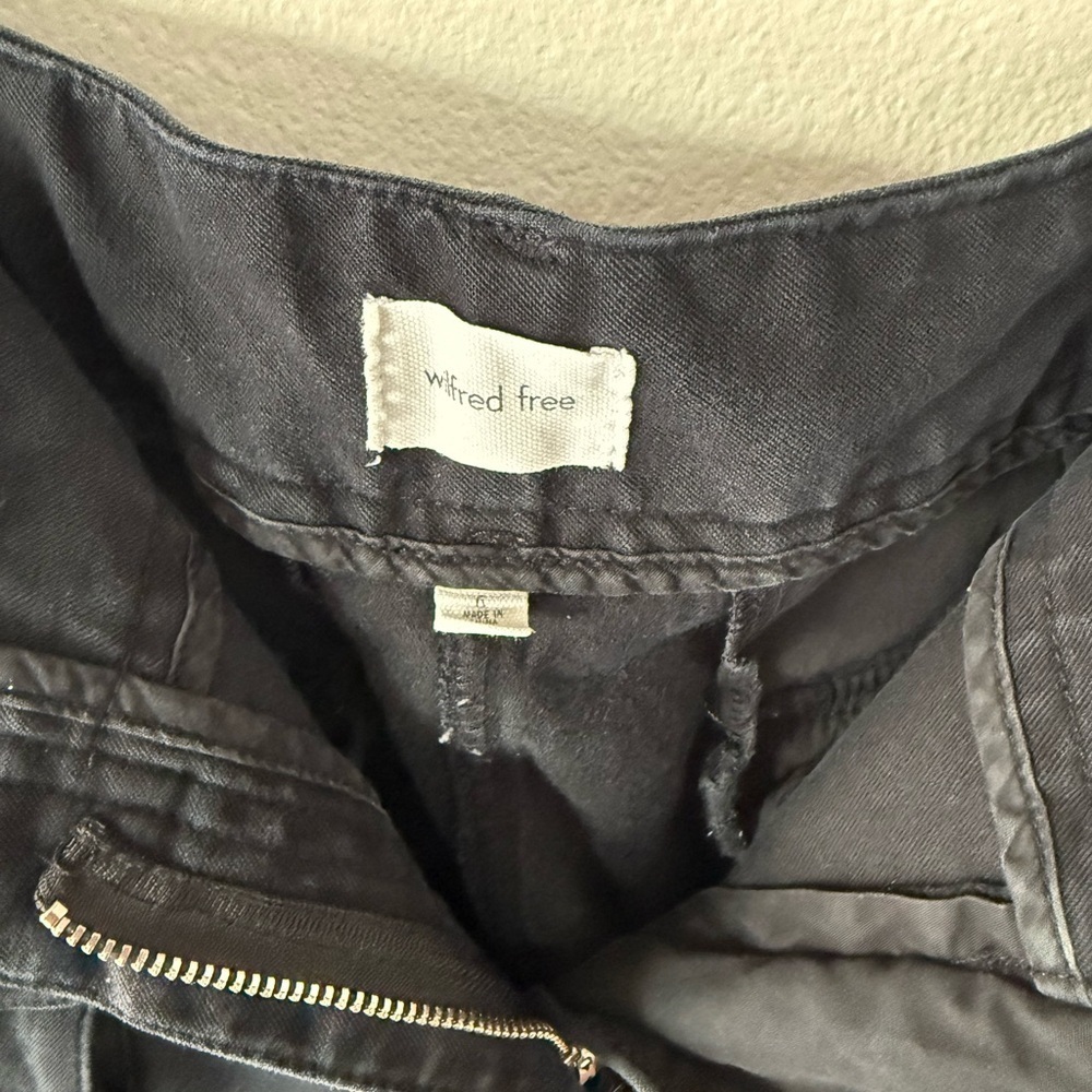 Wilfred Black Utility Straight Leg Pants - Picture 7 of 7